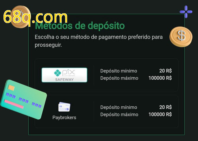 O cassino 68q.combet oferece uma grande variedade de métodos de pagamento