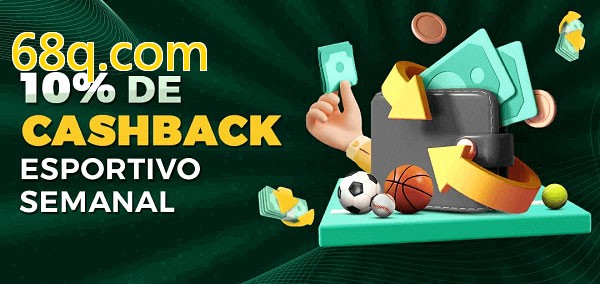 10% de bônus de cashback na 68q.com
