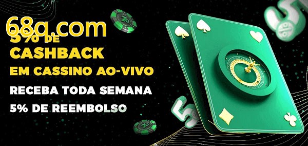 Promoções do cassino ao Vivo 68q.com